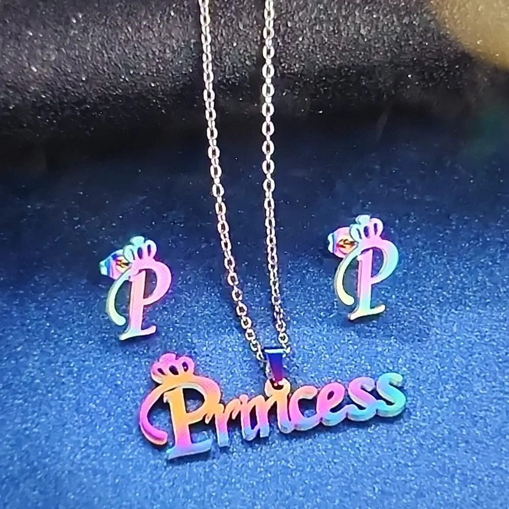 Stainless Steel PRINCESS 👸 Jewelry set